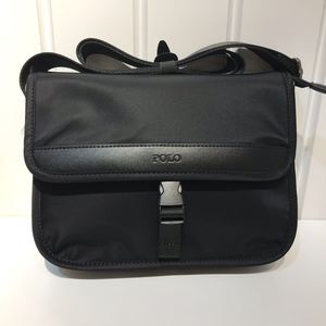 polosport男式斜挎包多功能休闲防水单肩背包翻盖拉链包g2so85003