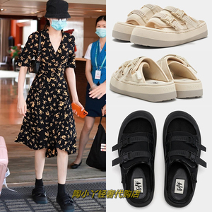 现货 eytys 新款迪丽热巴杨超越同款 厚底凉鞋拖鞋罗马鞋面包鞋