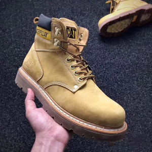 cat 卡特情侣款经典复古大黄靴子户外休闲百搭工装靴马丁靴男女鞋