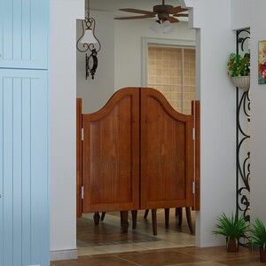 简约欧式半腰门吧台门内外双开牛仔门艺术设计酒吧复古自由门矮门