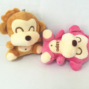 包邮10CM可爱悠嘻猴公仔手机挂件小猴子猩猩毛绒玩具娃娃情侣礼品