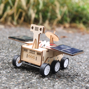 小学生科学实验教具 DIY手工材料科技小制作太阳能小车月球探测车
