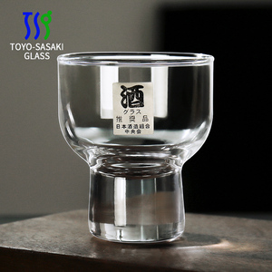 日本进口东洋佐佐木无铅玻璃白酒杯日式创意清酒杯柳宗理设计款