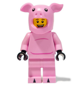 lego 乐高 人仔 小猪人 hol137 80102 春节 舞龙 pig guy 猪装人