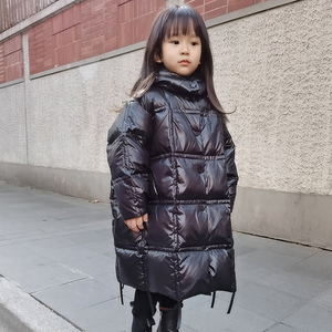 反季儿童羽绒服中长款加厚童装宝宝男童女童韩版冬装小童大童外套