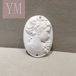 女神头像扩香石模具 侧脸女神韩国车挂石膏diy硅胶模具 美女浮雕