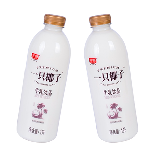 光明一只椰子牛奶乳品1L*2桶营养早餐奶家庭奶低温酸牛奶