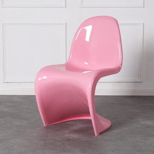 北欧潘顿潘东椅会客椅创意餐椅美人艺术s椅子现代简约个性休闲椅