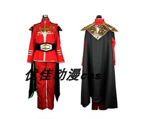机动部队高达cos夏亚 阿兹纳布尔 逆袭的夏亚cosplay服装 机甲服