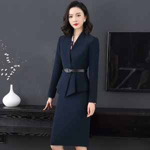 正装女套装高端职业装女总裁时尚气质收腰显瘦商务西装工作服套裙