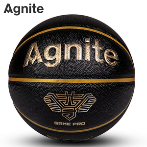 安格耐特F1136_7号PU篮球(黑色)花式体育训练比赛耐用
