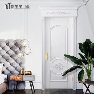 树宝宝欧式木门雕花室内门卧室门房间门套装门实木复合烤漆定制