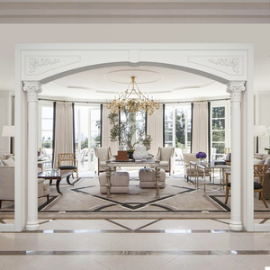 树宝宝欧式造型垭口门套罗马柱阳台客厅门套包边装饰实木定制烤漆