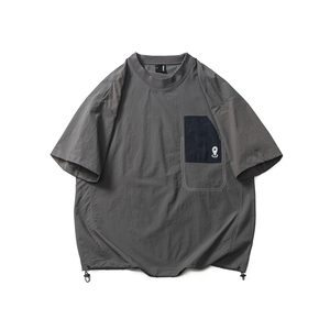 DEVILRAY山一商店242TE09126撞色双口袋造型户外化纤T恤P60-K88