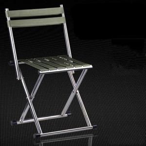 正宗304不锈钢折叠凳靠背小板凳成人马扎户外便携式钓鱼椅子小凳