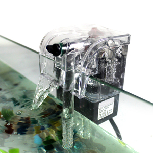 小型鱼缸静音壁挂瀑布过滤器 水妖精增氧泵水族箱外置水泵过滤