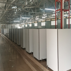 板房卫生间隔断板公厕淋浴间pvc塑钢板厕所隔板临时工地防水隔板