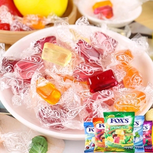 FOXS霍士水晶糖什锦水果糖薄荷硬糖喜糖送礼零食儿童生日礼物印尼