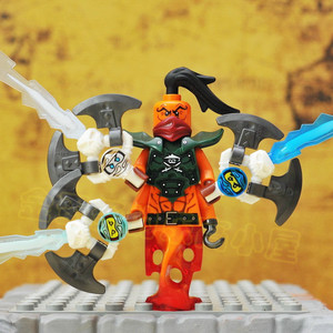 lego njo195 纳达可汗 飞天海盗 巨灵刀多款c 幻影忍者 乐高 人仔