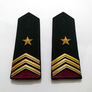 高校升旗护卫队旗手礼服肩章三军仪仗队演出服文工团肩牌珍品收藏