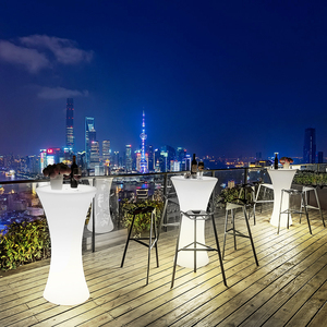 发光酒吧桌椅高脚桌茶几清吧个性创意网红户外活动聚会鸡尾酒吧台