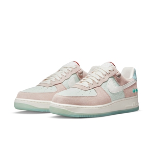 nike耐克女鞋air force 1粉绿 中国玉空军一号低帮板鞋dq5361
