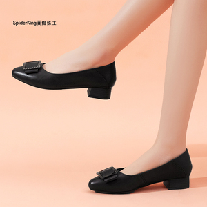 蜘蛛王真皮皮鞋女单鞋正品-淘宝拼多多热销蜘蛛王真皮皮鞋女单鞋正品
