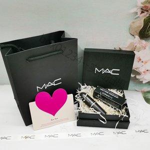 专柜mac魅可口红礼盒空盒子粉底液手袋唇膏礼品盒化妆品手提袋子