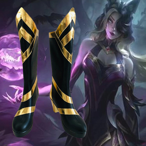 英雄联盟lol魔女 阿狸cos鞋订做cosplay鞋定制二次元动漫游戏鞋子