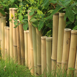 竹艺连杭自然田园竹制作围栏栏杆竹支架背景墙竹制工艺栅栏篱笆
