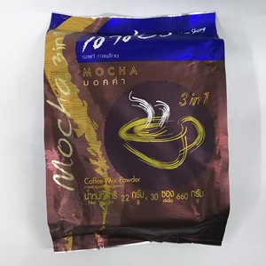 2袋起包邮泰国高盛高崇牌摩卡味咖啡粉速溶三合一 香浓660g批