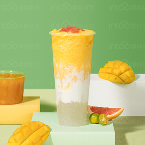 【杨枝甘露竖图】奶茶店冲调饮品专用高清海报配方 电子素材