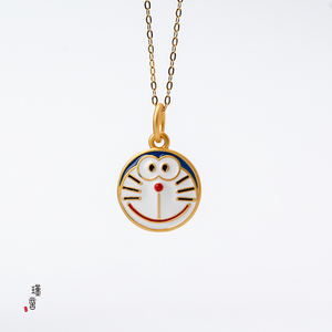 哆啦a梦项链叮当猫吊坠女配饰不含项链百搭个性韩版简约学生ins潮