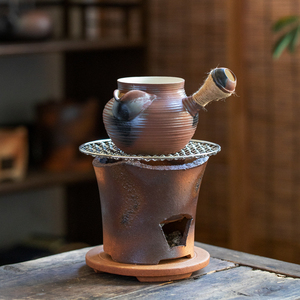 陶烧水壶茶道煮茶壶煮茶器陶壶电陶炉心经禅意复古功夫茶具2人付款