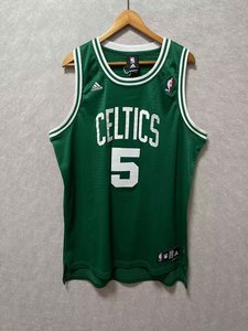 元年绝版 kg 加内特 凯尔特人 绿色5号 刺绣款 sw 球迷版 球衣