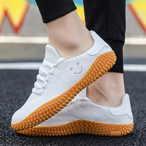 秋季特大码休闲飞织鞋45男土老北京网鞋46牛筋底47防臭48懒人鞋子