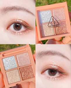 韩国3ce四色眼影闪珠光粉钻金钻杏仁山楂盘diamondglint