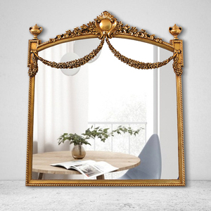 大壁镜子装饰花