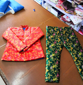 男女寿衣棉袄棉裤加工定做纯手工纯棉花丝绸面料送老衣装老衣