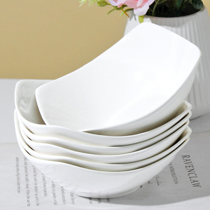 盘子家用2024新款陶瓷餐具个性异形餐盘创意酒店白瓷菜碟网红菜盘