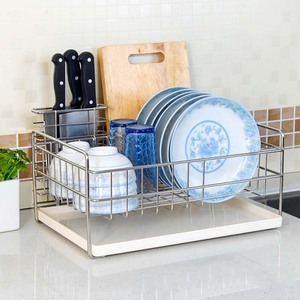 维度空间单层碗架 304不锈钢碗碟架沥水架厨房置物架碗盘架滴水架