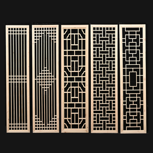 东阳木雕仿古门窗新中式实木花格屏风隔断客厅吊顶背景墙镂空定制