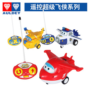 奥迪双钻超级飞侠玩具套装全套遥控飞机乐迪包警长多多4岁男孩一