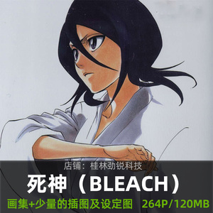 久保带人 死神bleach 画集动漫设定描绘动画人物插画集角色素材