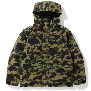 bape迷彩羽绒