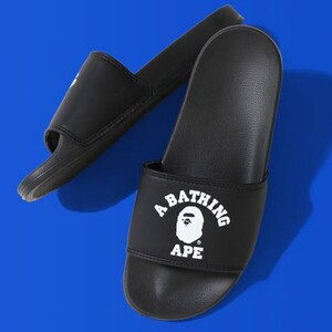 bape 拖鞋 猿头字母潮牌凉鞋 日本代购 college slide sandals