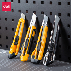 得力2003大码美工刀 裁纸刀 大号刀片 割纸刀 壁纸刀办公文具用品