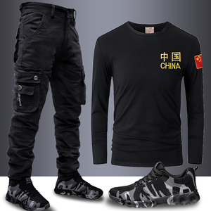 特种兵套装男士夏季工作服军训军迷军人衣服装短袖野战服中国战狼