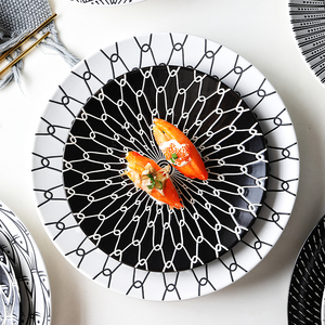 创意色釉陶瓷寿司摆盘蛋糕盘甜品盘日式刺身盘冷菜摆盘刺身展示盘