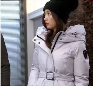 2021明星千颂伊同款羽绒服加厚加长款女外套